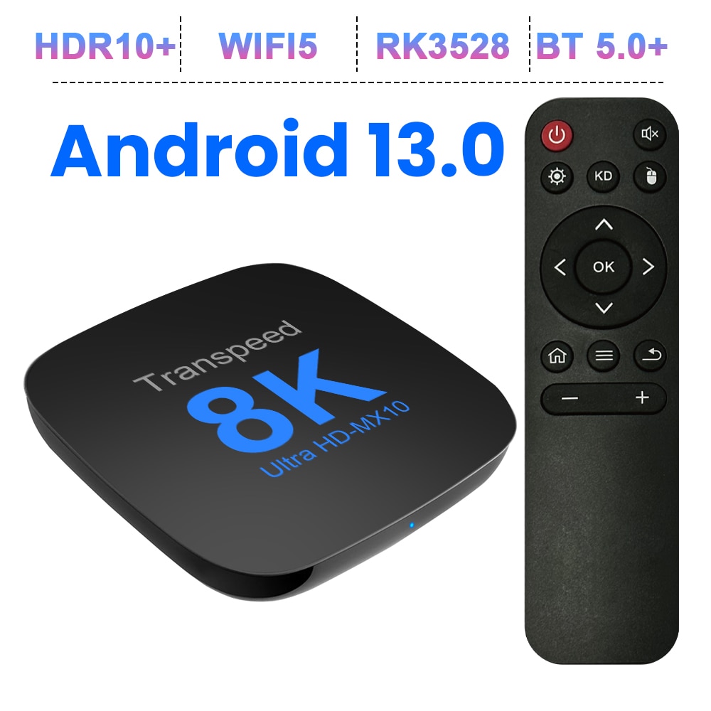 Transpeed  ýƮ TV  ž ATV ڽ, ȵ̵ 13, RK3528,  ,  ھ, Cortex A53 , 8K, 4K , BT5.0